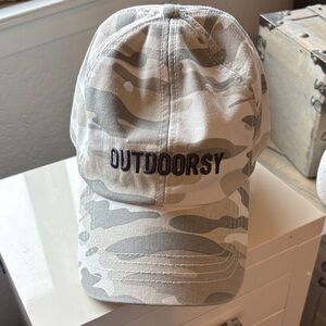 NWOT “Outdoorsy” Adjustable Baseball Hat